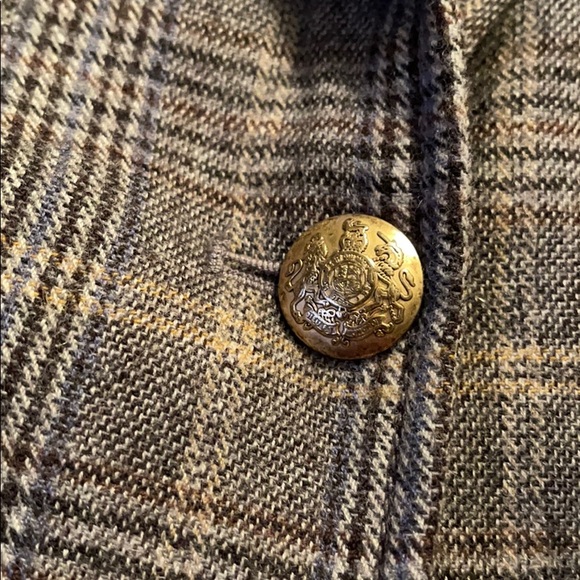 J Crew gray plaid schoolboy wool blazer prep - Picture 5 of 14
